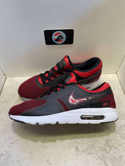 Pre-owned Nike Air Max Zero Essential Bred Red Black Size 10.5 Mens Shoes |  ModeSens