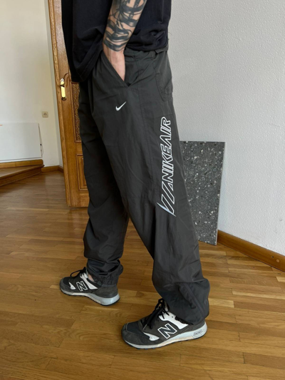 Pre-owned Nike X Vintage Nike Track Pants Nike Air Drill Like Nike Tn In  Black | ModeSens