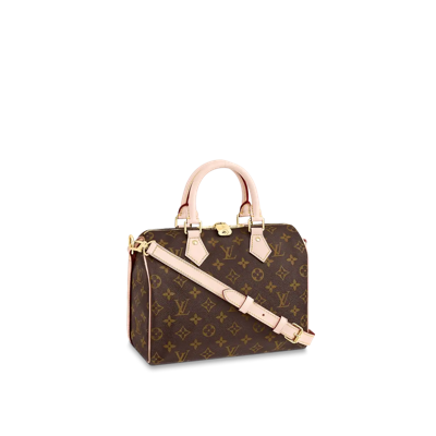 Pre-owned Louis Vuitton Speedy Bandoulière 25 In Brown
