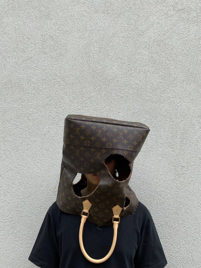 Louis Vuitton Iconoclasts Rei Kawakubo Bag with Holes in Monogram