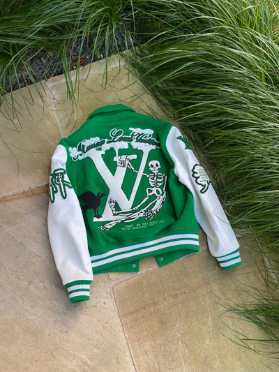 LV AW21 Tourist vs Purist skeleton varsity college jacket SZ:54 –  Bankofgrails