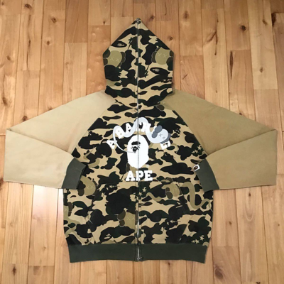 Pre-owned Bape X Kaws Bape × Kaws Crazy Bendy 1st Camo Yellow Full