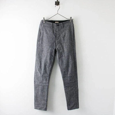 Pre-owned Kapital Twill Stretch Cinch Back Slim Pants Gray 0 In Grey