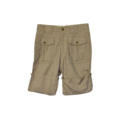 Pre-owned Engineered Garments /work Wide Pocket Shorts/21655 - 0383 66 In Beige