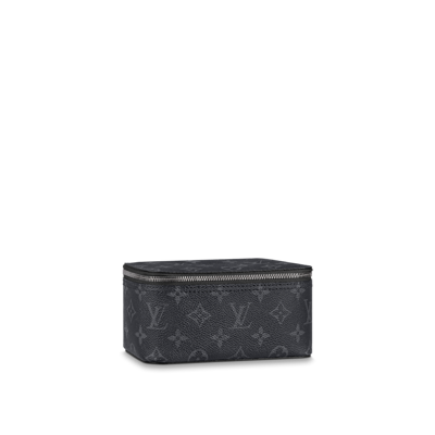 Pre-owned Louis Vuitton Pm Travel Cube In Grey