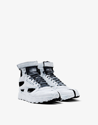 Pre-owned Maison Margiela X Reebok Margiela X Reebok Gladiator Sneakers - Hand-painted Leather In White