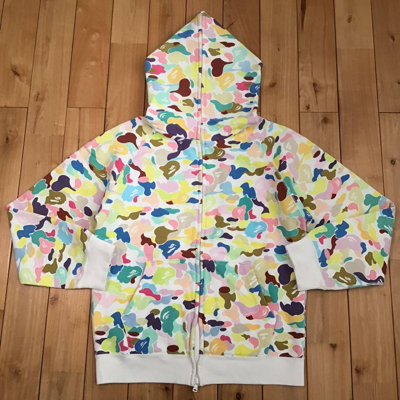 Pre owned Bape Vintage Multi Camo Full Zip Hoodie In Multicolor ModeSens