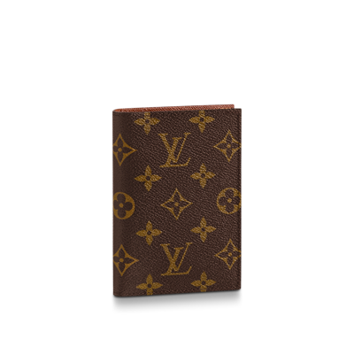 Pre-owned Louis Vuitton Passport Cover In Brown