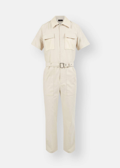 Pre-owned Amiri Boiler Suit In Alabaster