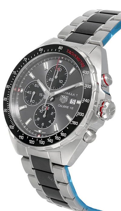 Pre-owned Tag Heuer Formula-1 Calibre 16 Chronograph Men's Watch Caz2012.ba0970