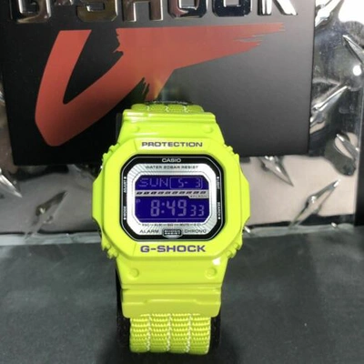 Pre-owned Casio Gls-5600v-3 G-shock G-lide World Time Rare Bnib