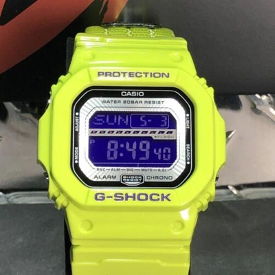 Pre-owned Casio Gls-5600v-3 G-shock G-lide World Time Rare Bnib