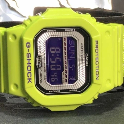 Pre-owned Casio Gls-5600v-3 G-shock G-lide World Time Rare Bnib