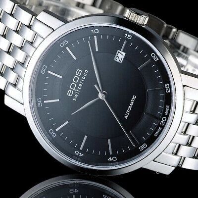 Pre-owned Epos Originale Ø 39 Mm Automatic See-thru Self-winding 3387 Eta2892-a2 Watch