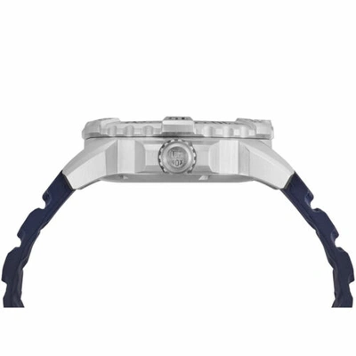 Pre-owned Luminox Men's Watch Navy Seal Steel Swiss Quartz Navy Blue Rubber Strap 3253