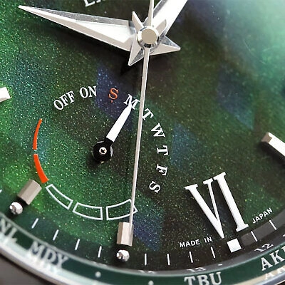 Pre-owned Citizen Exceed Cc3057-57w Eco-drive Light In Black 2022 Green Edition Gps Watch