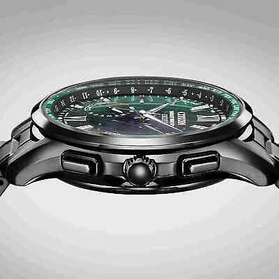 Pre-owned Citizen Exceed Cc3057-57w Eco-drive Light In Black 2022 Green Edition Gps Watch