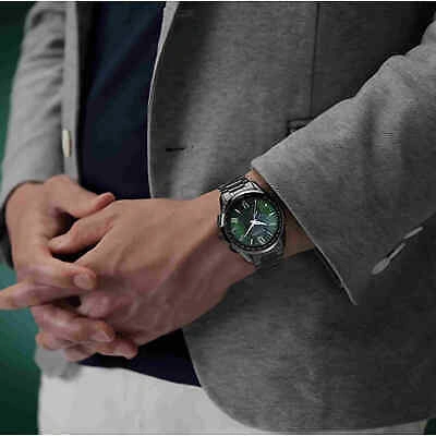 Pre-owned Citizen Exceed Cc3057-57w Eco-drive Light In Black 2022 Green Edition Gps Watch