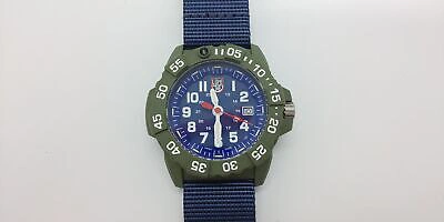 Pre-owned Luminox Watch Navy Shields 3500 Series 45mm Blue 3503.nd Mens