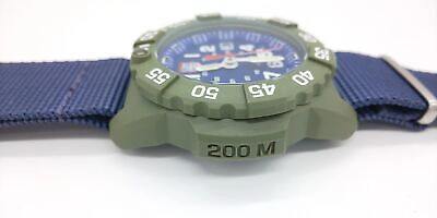 Pre-owned Luminox Watch Navy Shields 3500 Series 45mm Blue 3503.nd Mens