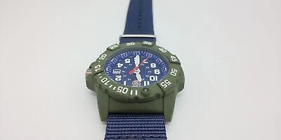 Pre-owned Luminox Watch Navy Shields 3500 Series 45mm Blue 3503.nd Mens