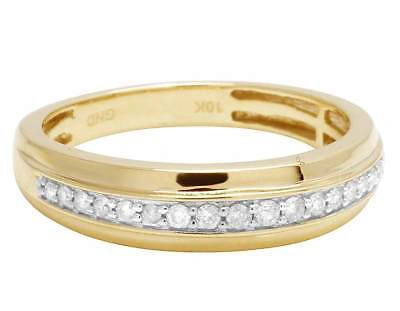 Pre-owned Jewelry Unlimited 10k Yellow Gold Mens/ladies Princess Genuine Diamond Trio Wedding Ring Set 1.0ct