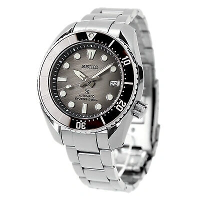 Pre-owned Seiko Prospex Spb323j1 Sea Sumo Automatic Gray Dial 200m Men's Diver Watch Japan