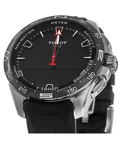 Pre-owned Tissot T-touch Connect Solar Black Dial Men's Watch T121.420.47.051.00