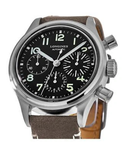 Pre-owned Longines Heritage Avigation Big Eye Black Dial Men's Watch L2.816.4.53.2
