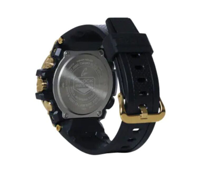 Pre-owned G-shock Casio  G-steel Tough Solar Mobile Link Feature Men's Watch Gstb100gb1a9