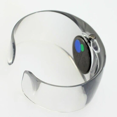 Pre-owned Issey Miyake O Series Bangle Watch Smoke Silaw002 Designed By Tokujin Yoshioka