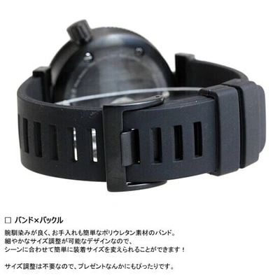 Pre-owned Issey Miyake Men's W Nyae003 Automatic Black Wrist Watch Satoshi Wada Design F/s