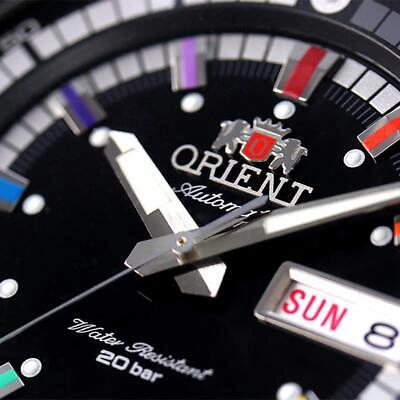 Pre-owned Orient Neo Classic Sports Ra-aa0e07b Mechanical Men Watch Multi-color Index