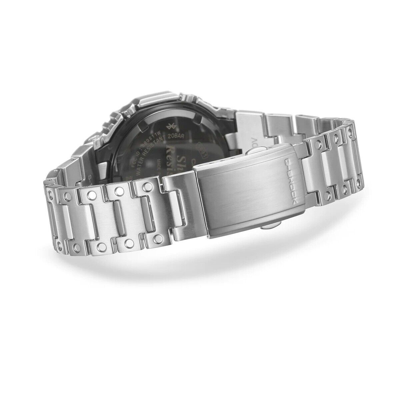 Pre-owned Casio G-shock Gm-b2100d-1ajf Full Metal Silver Bluetooth Solar Watch Japan F/s