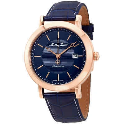 Pre-owned Mathey-tissot City Automatic Blue Dial Men's Watch Hb611251atpbu