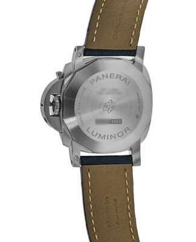 Pre-owned Panerai Luminor Marina Automatic 44mm Blue Dial Men's Watch Pam01313