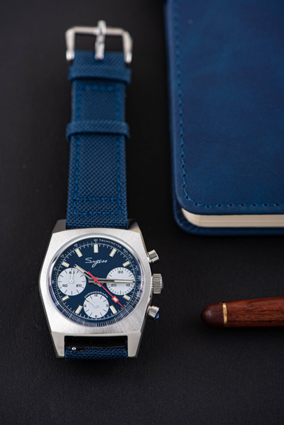 Pre-owned Sugess S419be Swan Neck X Domed Sapphire Chrono Mechanical Watch Seagull 1963