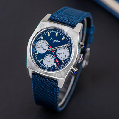 Pre-owned Sugess S419be Swan Neck X Domed Sapphire Chrono Mechanical Watch Seagull 1963