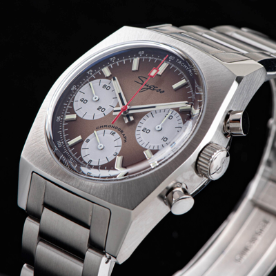 Pre-owned Sugess S419brs Swan Neck X Domed Sapphire Chrono Mechanical Watch Seagull 1963