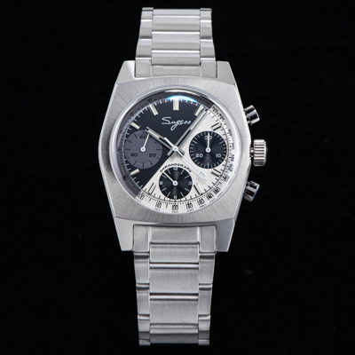 Pre-owned Sugess S419bws Swan Neck X Domed Sapphire Chrono Mechanical Watch Seagull 1963