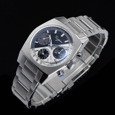 Pre-owned Sugess S419bws Swan Neck X Domed Sapphire Chrono Mechanical Watch Seagull 1963