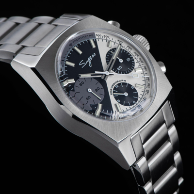 Pre-owned Sugess S419bws Swan Neck X Domed Sapphire Chrono Mechanical Watch Seagull 1963