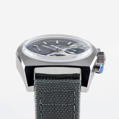 Pre-owned Sugess S419bw Swan Neck X Domed Sapphire Chrono Mechanical Watch Seagull 1963