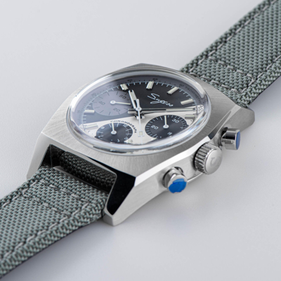 Pre-owned Sugess S419bw Swan Neck X Domed Sapphire Chrono Mechanical Watch Seagull 1963