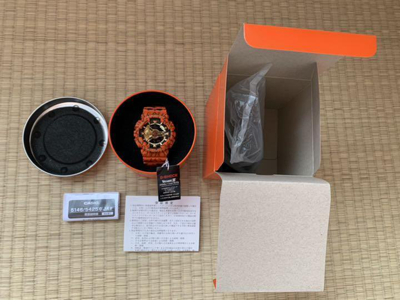 Pre-owned Casio 【authentic】 G-shock × Dragon Ball Z Ga-110jdb-1a4jr Men's Watch F/s Jp