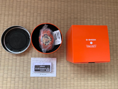 Pre-owned Casio 【authentic】 G-shock × Dragon Ball Z Ga-110jdb-1a4jr Men's Watch F/s Jp