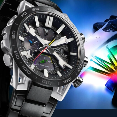 Pre-owned Casio Eqb-2000ydc-1ajf [edifice Models With Suspension Arm Design]