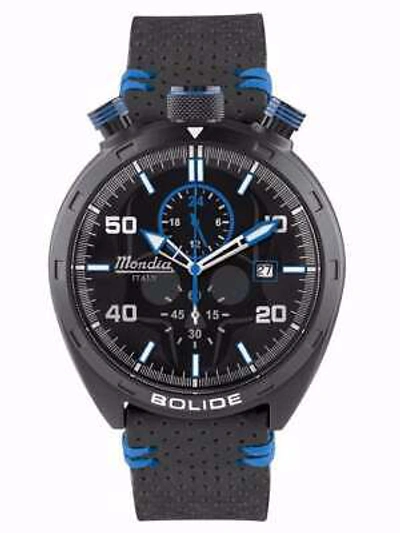 Pre-owned Mondia Mint, In Box  Bolide Skull Mens Watch Mi-789-bk-bkbl-cp