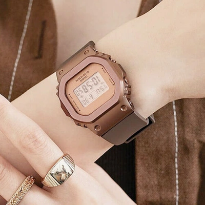 Pre-owned Casio Gm-s5600br-5jf [g-shock Bronze Color Theme Model] Japan Domestic