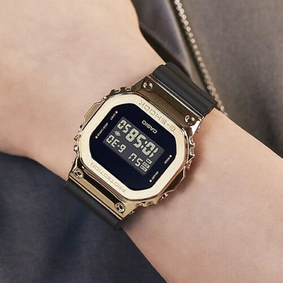 Pre-owned Casio Gm-5600g-9jf [g-shock Black & Gold Color Model] Japan Domestic